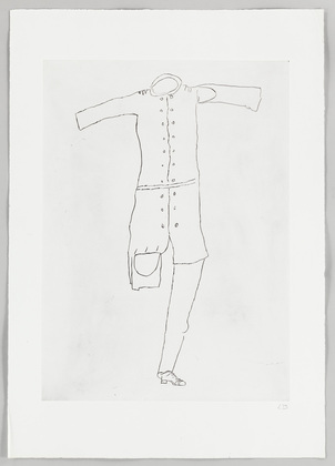Louise Bourgeois. Untitled, plate 5 of 9, from the portfolio, Topiary: The Art of Improving Nature. 1998