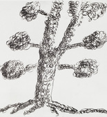 Louise Bourgeois. Untitled, plate 2 of 9, from the portfolio, Topiary: The Art of Improving Nature. 1998