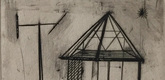 Louise Bourgeois. Plate 4 of 9, from the illustrated book, He Disappeared into Complete Silence, first edition (Example 6). 1947