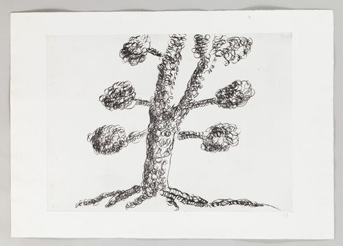 Louise Bourgeois. Untitled, plate 2 of 9, from the portfolio, Topiary: The Art of Improving Nature. 1998