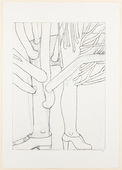 Louise Bourgeois. Untitled, plate 4 of 9, from the portfolio, Topiary: The Art of Improving Nature. 1998