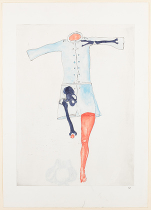 Louise Bourgeois. Untitled, plate 8 of 9, from the portfolio, Topiary: The Art of Improving Nature. 1998