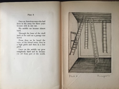 Louise Bourgeois. Plate 8 of 9, from the illustrated book, He Disappeared into Complete Silence, first edition (Example 6). 1947