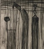 Louise Bourgeois. Plate 9 of 9, from the illustrated book, He Disappeared into Complete Silence, first edition (Example 6). 1947