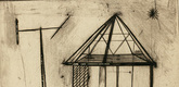 Louise Bourgeois. Plate 4 of 9, from the illustrated book, He Disappeared into Complete Silence, first edition (Example 7). 1947