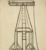 Louise Bourgeois. Plate 5 of 9, from the illustrated book, He Disappeared into Complete Silence, first edition (Example 7). 1947