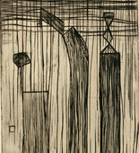Louise Bourgeois. Plate 9 of 9, from the illustrated book, He Disappeared into Complete Silence, first edition (Example 7). 1947