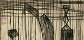 Louise Bourgeois. Plate 9 of 9, from the illustrated book, He Disappeared into Complete Silence, first edition (Example 7). 1947