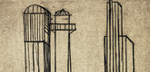 Louise Bourgeois. Plate 3 of 9, from the illustrated book, He Disappeared into Complete Silence, first edition (Example 8). 1947