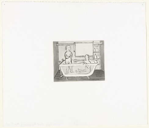 Louise Bourgeois. Untitled, plate 5 of 14, from the portfolio, Autobiographical Series. 1993