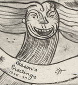 Louise Bourgeois. Greetings: Laughing Monster. 1946