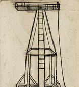 Louise Bourgeois. Plate 5 of 9, from the illustrated book, He Disappeared into Complete Silence, first edition (Example 8). 1947