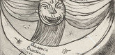 Louise Bourgeois. Greetings: Laughing Monster. 1946
