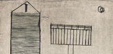 Louise Bourgeois. Plate 6 of 9, from the illustrated book, He Disappeared into Complete Silence, first edition (Example 8). 1947