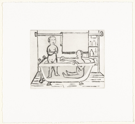 Louise Bourgeois. Untitled, plate 5 of 14, from the portfolio, Autobiographical Series. 1993