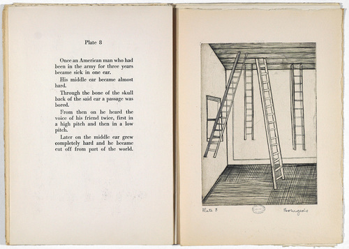 Louise Bourgeois. Plate 8 of 9, from the illustrated book, He Disappeared into Complete Silence, first edition (Example 8). 1947