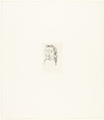 Louise Bourgeois. Untitled, plate 3 of 14, from the portfolio, Autobiographical Series, component A. 1993