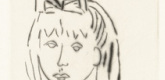 Louise Bourgeois. Untitled, plate 3 of 14, from the portfolio, Autobiographical Series, component A. 1993