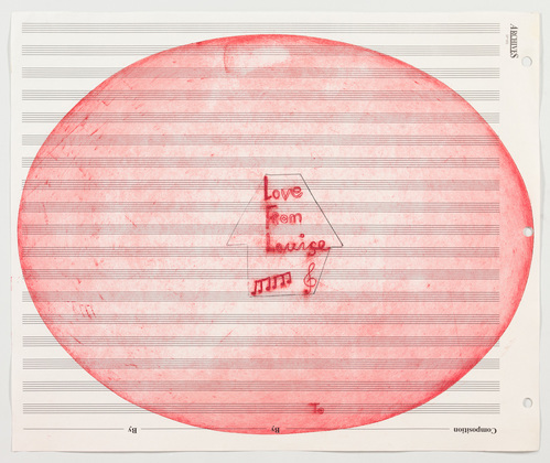 Louise Bourgeois. Love from Louise. c. 2007