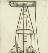 Louise Bourgeois. Plate 5 of 9, from the illustrated book, He Disappeared into Complete Silence, first edition (Example 9). 1947