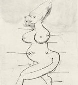 Louise Bourgeois. Sainte S&eacute;bastienne. 1990