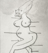 Louise Bourgeois. Sainte S&eacute;bastienne. 1990