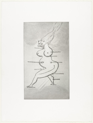 Louise Bourgeois. Sainte S&eacute;bastienne. 1990