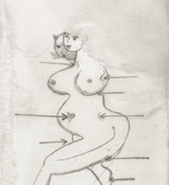 Louise Bourgeois. Sainte S&eacute;bastienne. 1990