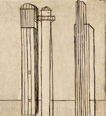 Louise Bourgeois. Plate 3 of 9, from the illustrated book, He Disappeared into Complete Silence, first edition (Example 10). 1947