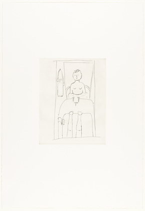 Louise Bourgeois. Untitled, plate 10 of 14, from the portfolio, Autobiographical Series. 1994