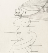 Louise Bourgeois. Sainte S&eacute;bastienne. 1990