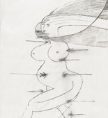 Louise Bourgeois. Sainte S&eacute;bastienne. 1990