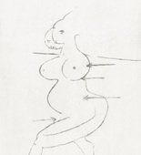 Louise Bourgeois. Sainte S&eacute;bastienne. 1990