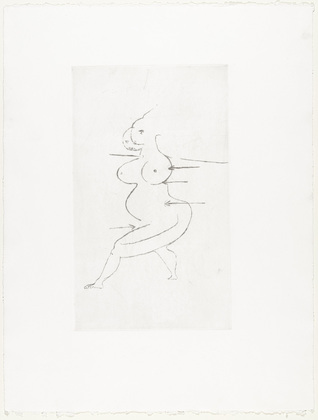 Louise Bourgeois. Sainte S&eacute;bastienne. 1990