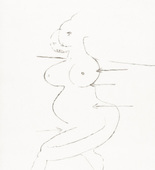 Louise Bourgeois. Sainte S&eacute;bastienne. 1990