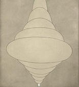 Louise Bourgeois. Untitled, plate 1 of 8, from the illustrated book, the puritan. 1990