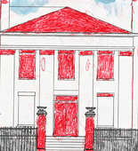 Louise Bourgeois. The Rectory (recto) (Study for The Rectory). 2003