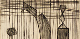 Louise Bourgeois. Plate 9 of 9, from the illustrated book, He Disappeared into Complete Silence, first edition (Example 10). 1947