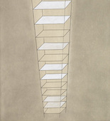 Louise Bourgeois. Untitled, plate 2 of 8, from the illustrated book, the puritan. 1990