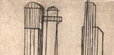 Louise Bourgeois. Plate 3 of 9, from the illustrated book, He Disappeared into Complete Silence, first edition (Example 11). 1947