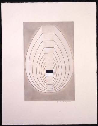 Louise Bourgeois. the puritan: study #4 of 59. 1990-1997