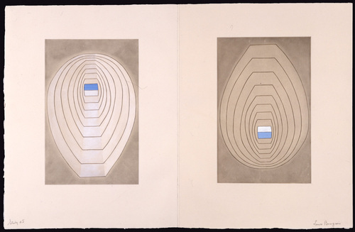 Louise Bourgeois. the puritan: study #5 of 59. 1990-1997