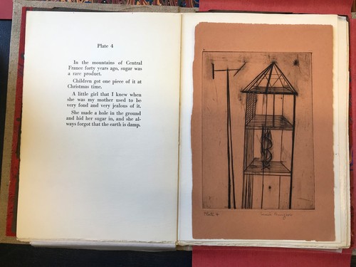 Louise Bourgeois. Plate 4 of 9, from the illustrated book, He Disappeared into Complete Silence, first edition (Example 11). 1947