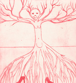 Louise Bourgeois. Untitled (Wide Tree). 2005