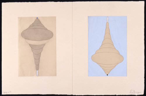 Louise Bourgeois. the puritan: study #6 of 59. 1990-1997