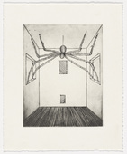 Louise Bourgeois. Spider, plate 11 of 11, from the illustrated book, He Disappeared into Complete Silence, second edition. 2001-2002