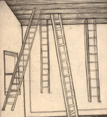 Louise Bourgeois. Plate 8 of 9, from the illustrated book, He Disappeared into Complete Silence, first edition (Example 11). 1947