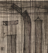 Louise Bourgeois. Plate 9 of 9, from the illustrated book, He Disappeared into Complete Silence, first edition (Example 11). 1947