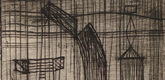 Louise Bourgeois. Plate 9 of 9, from the illustrated book, He Disappeared into Complete Silence, first edition (Example 11). 1947