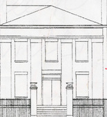 Louise Bourgeois. The Rectory (verso) (Study for The Rectory). 2003
